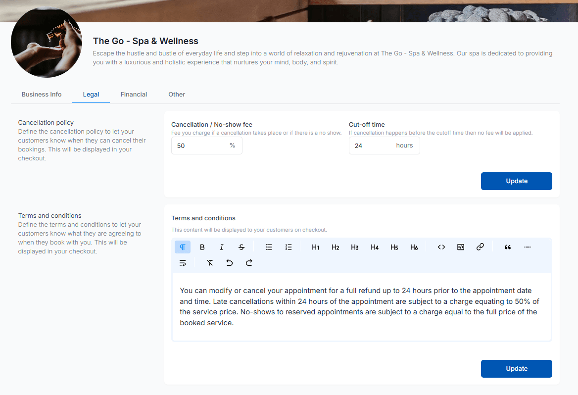 No-show & Cancellation Protection